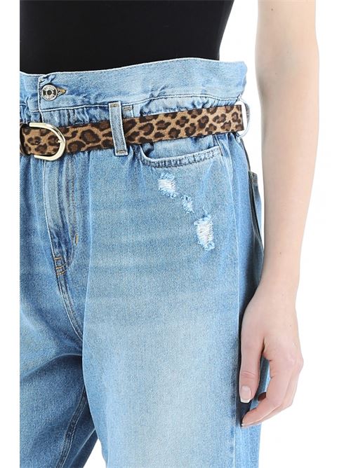 Liu Jo jeans in washed denim with belt Liu Jo | UF1048D4623.78223